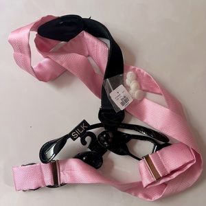 Vintage B & G New York Pink Suspenders - New with Tags